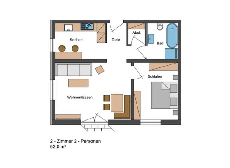 WG-Zimmer zur Miete 575 € 2 Zimmer 63,8 m² EG frei ab 01.05.2026 Mühlenweg 23 Grafenhausen 79865