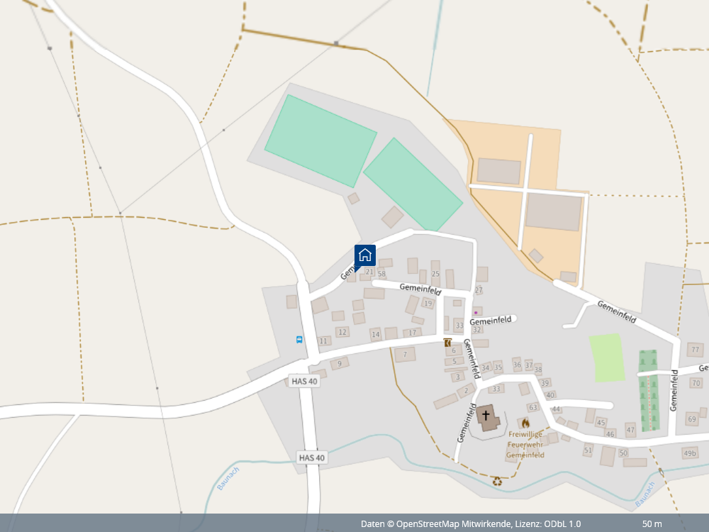 Einfamilienhaus zur Miete 790 € 11 Zimmer 160 m²<br/>Wohnfläche 580 m²<br/>Grundstück ab sofort<br/>Verfügbarkeit Gemeinfeld Burgpreppach 97496