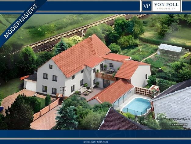 Einfamilienhaus zum Kauf 310.000 € 8 Zimmer 212 m² 1.130 m² Grundstück Bleicherode 99752