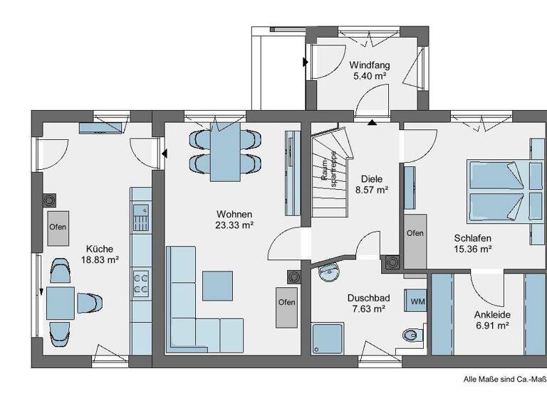Einfamilienhaus zum Kauf 95.000 € 3 Zimmer 100 m² 1.544 m² Grundstück frei ab sofort Sandförder Dorfstraße 27 Sandförde Jatznick 17309