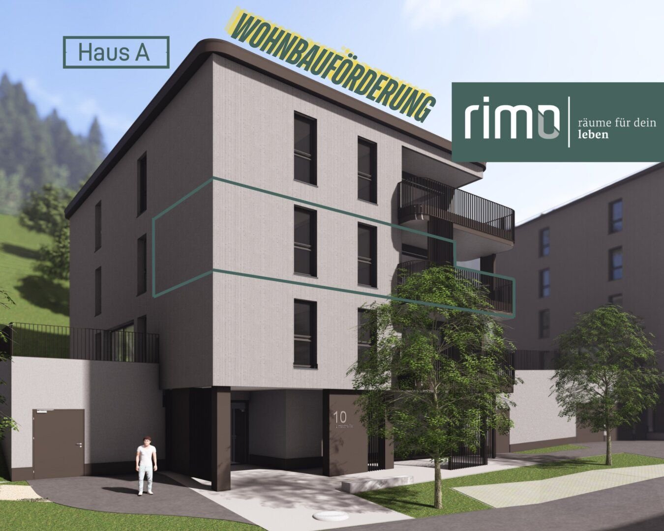 Terrassenwohnung zum Kauf 530.000 € 3 Zimmer 74,6 m²<br/>Wohnfläche 1.<br/>Geschoss Littastraße 12 Götzis 6840