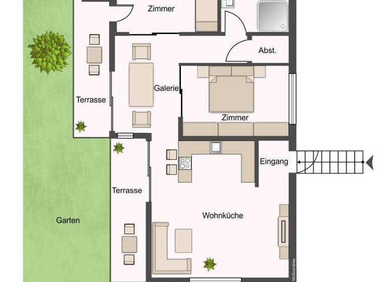 Wohnung zum Kauf 295.000 € 3 Zimmer 73 m² Hatting 6402