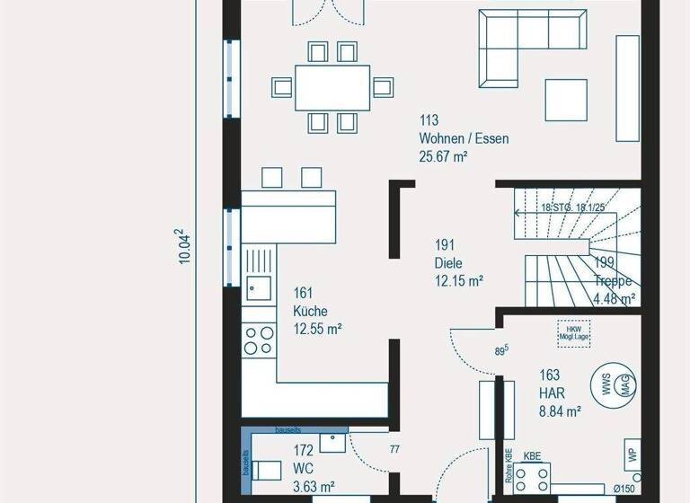 Doppelhaushälfte zum Kauf 748.503 € 4 Zimmer 123,2 m² 490 m² Grundstück Wallstadt Mannheim 68259
