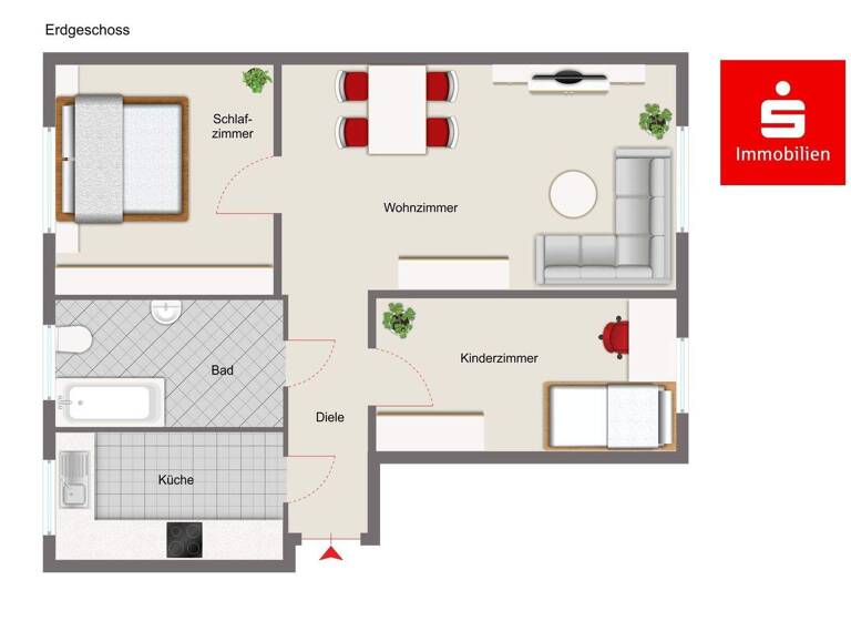 Wohnung zum Kauf 25.000 € 3 Zimmer 56,6 m² Hohndorf Greiz 07973