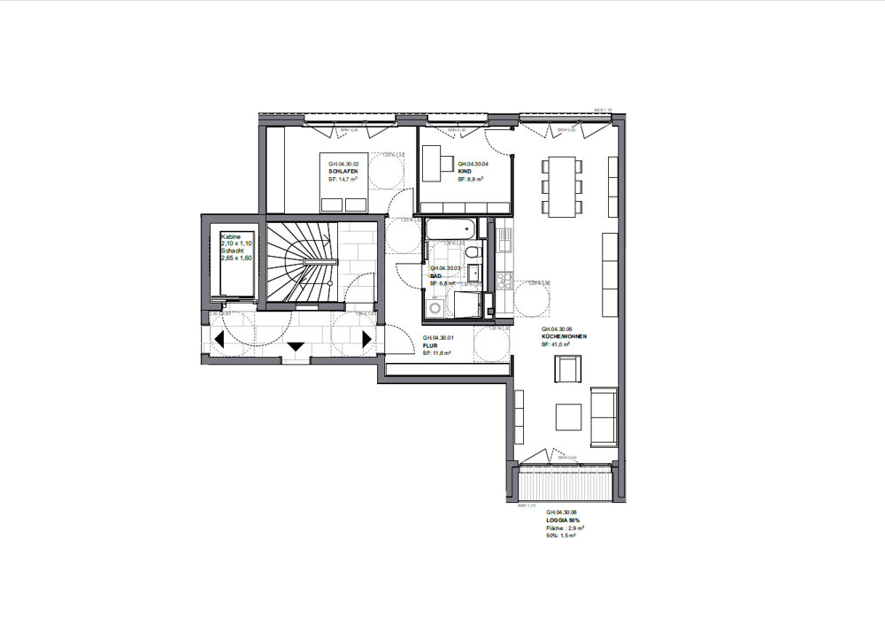 Wohnung zum Kauf 725.000 € 2,5 Zimmer 83,2 m²<br/>Wohnfläche 4.<br/>Geschoss Pankow Berlin 13189