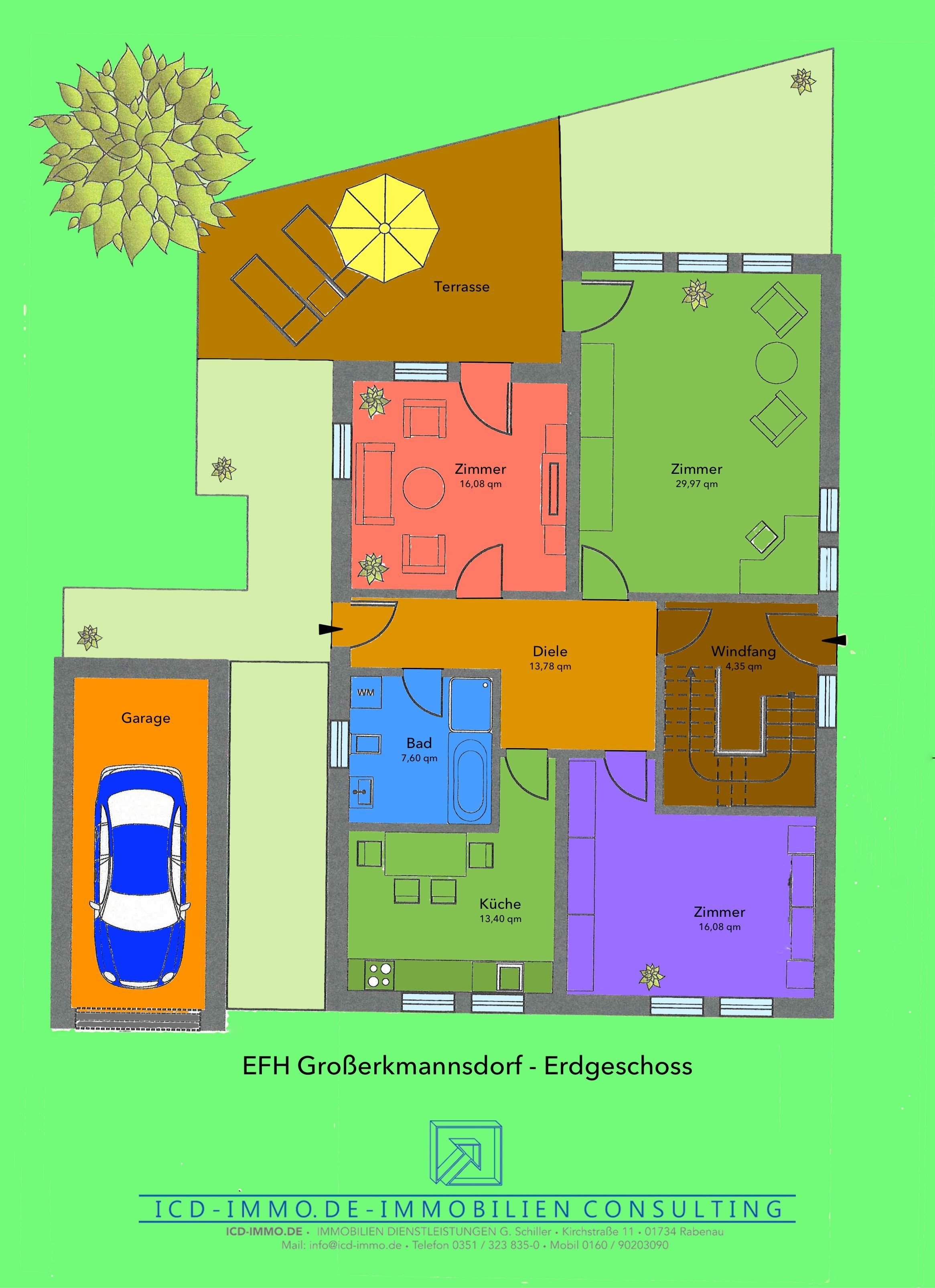 Einfamilienhaus zum Kauf 535.000 € 6 Zimmer 177 m²<br/>Wohnfläche 500 m²<br/>Grundstück Sonnenblick Großerkmannsdorf Radeberg 01454