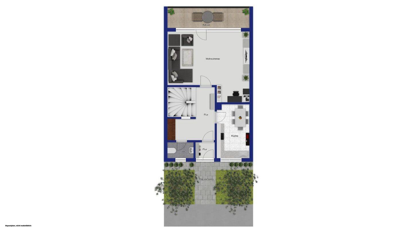 Reihenmittelhaus zum Kauf - Ansicht 2