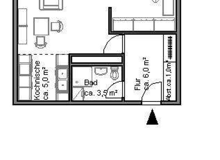 Wohnung zur Miete 533 € 2 Zimmer 56,4 m² 5. Geschoss frei ab 25.04.2026 Gorch-Fock-Str. 32 List Hannover 30177