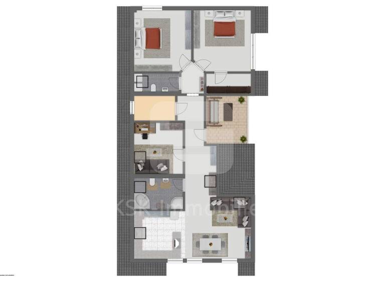 Wohnung zum Kauf 295.000 € 4 Zimmer 92,8 m² 2. Geschoss Spich Troisdorf / Spich 53842