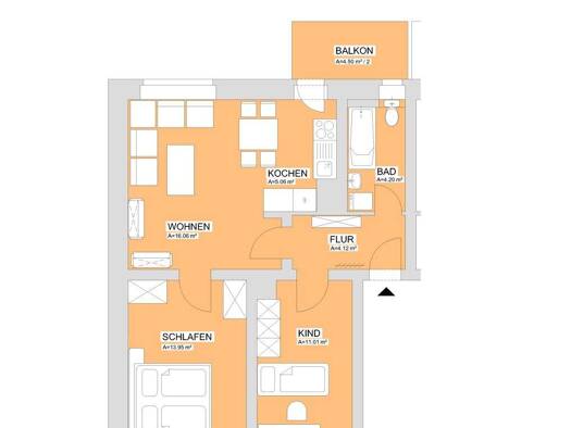 Wohnung zur Miete 370 € 3 Zimmer 56,7 m² Stollberg Stollberg/Erzgebirge 09366