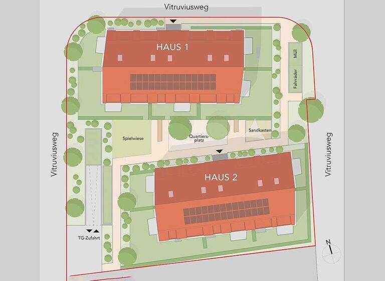 Neubauprojekt zum Kauf Vitruviusweg 4 + 6 Grenzach Grenzach-Wyhlen 79639