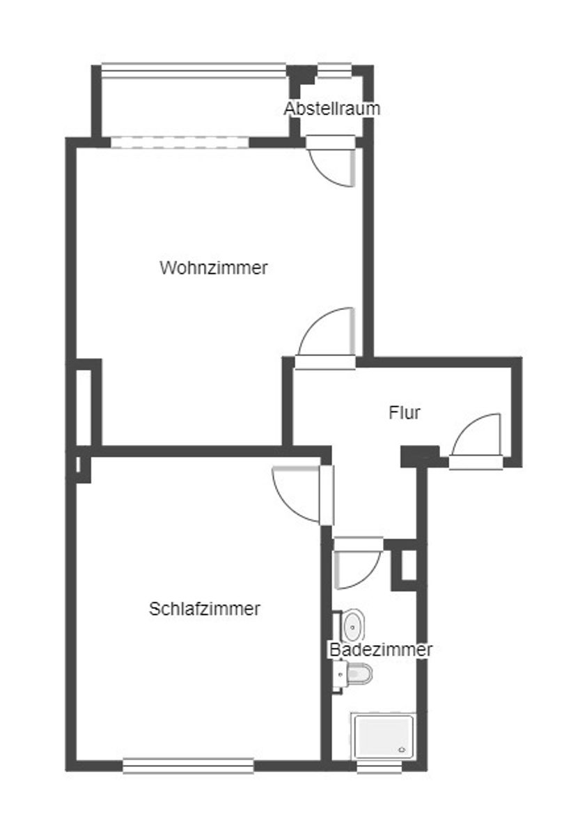 Immobilie zum Kauf als Kapitalanlage geeignet 89.000 € 2 Zimmer 47,1 m²<br/>Fläche Beeck Duisburg 47139