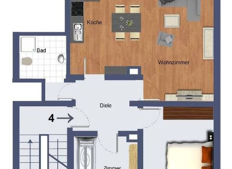 Wohnung zum Kauf 539.000 € 3 Zimmer 79 m²<br/>Wohnfläche 1.<br/>Geschoss Centrum Münster 48149