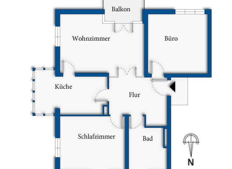 Wohnung zum Kauf 315.000 € 3 Zimmer 76,2 m² 1. Geschoss Rosenthal Berlin 13158