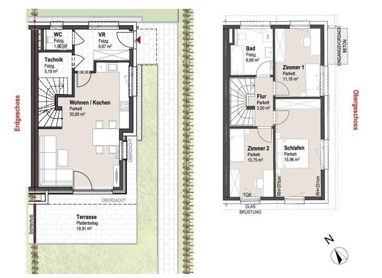 Haus zum Kauf provisionsfrei 431.939 € 4 Zimmer 92,9 m² 309 m² Grundstück Ostermiething 5121