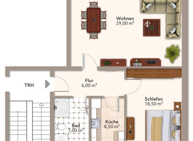 Wohnung zum Kauf 240.000 € 2 Zimmer 71,5 m² 2. Geschoss Wilstorf Hamburg 21079