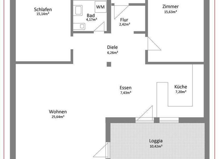 Wohnung zum Kauf 429.000 € 3 Zimmer 91 m² 3. Geschoss Friedrichshafen 88045