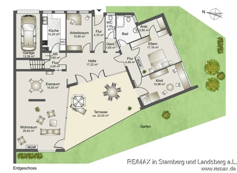 Bungalow zur Miete 1.920 € 4 Zimmer 170 m² 400 m² Grundstück Heiligkreuz Trier 54295