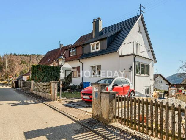 Doppelhaushälfte zum Kauf 184.900 € 4 Zimmer 80 m² 295 m² Grundstück Tieringen Meßstetten 72469