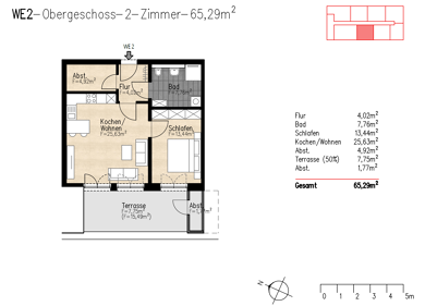 Penthouse zum Kauf - Neubau provisionsfrei 245.750 € 2 Zimmer 65,3 m² 1. Geschoss Bremer Straße 27 Twistringen Twistringen 27239