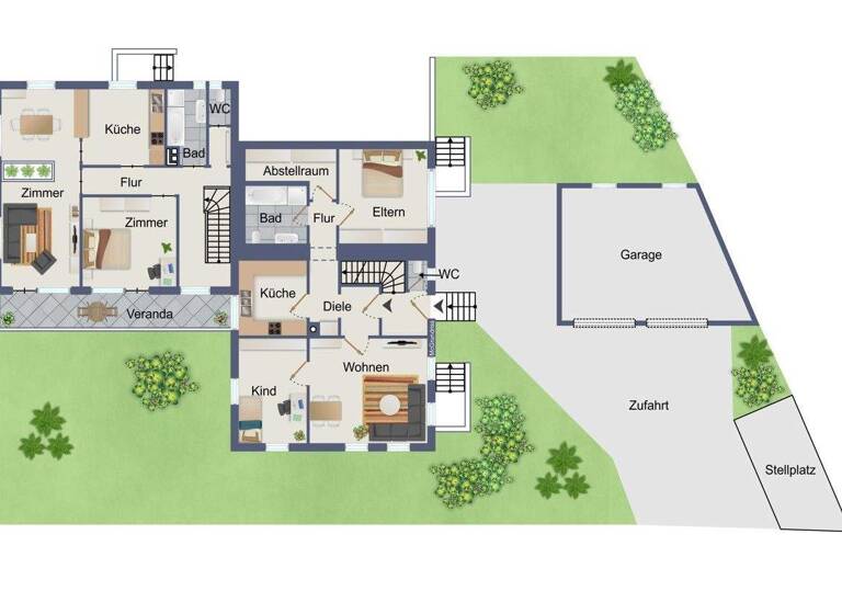 Mehrfamilienhaus zum Kauf 539.000 € 11 Zimmer 289 m² 1.336 m² Grundstück Langenalb Straubenhardt / Langenalb 75334