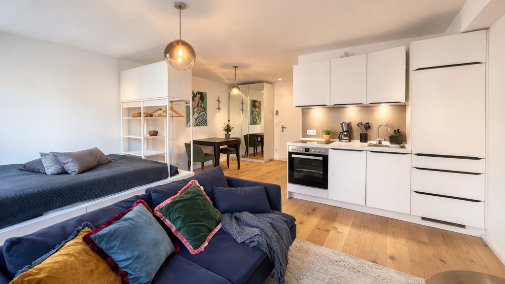 Studio zur Miete 790 € 1 Zimmer 28,1 m² Geschoss 1/5 frei ab sofort Schnieglinger Straße 57 St Johannis Nürnberg 90427