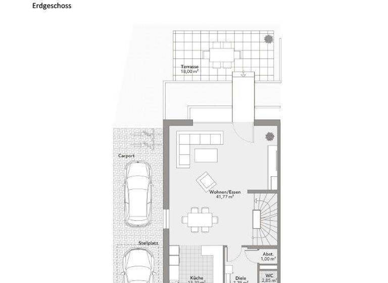 Doppelhaushälfte zur Miete - Erstbezug 3.080 € 6 Zimmer 236,9 m² 345 m² Grundstück frei ab sofort Von-Werth-Straße 204 Brauweiler Pulheim 50259