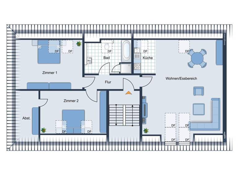 Wohnung zum Kauf 349.500 € 3 Zimmer 90 m² Lechhausen Augsburg 86169