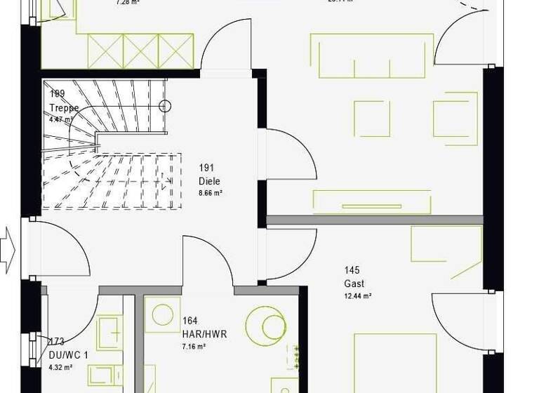 Einfamilienhaus zum Kauf - Erstbezug provisionsfrei 435.000 € 5 Zimmer 133 m² 660 m² Grundstück Sanitz 18190