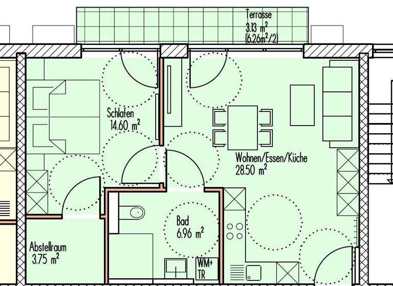 Wohnung zum Kauf - Erstbezug 230.700 € 2 Zimmer 57 m² EG Sachsen Sachsen b. Ansbach 91623