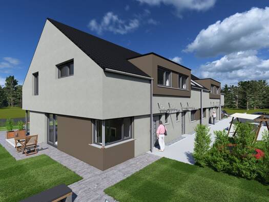 Reihenendhaus zum Kauf - Neubau provisionsfrei 674.500 € 4 Zimmer 116 m² 208 m² Grundstück Am Sportplatz 8 Bellenberg 89287
