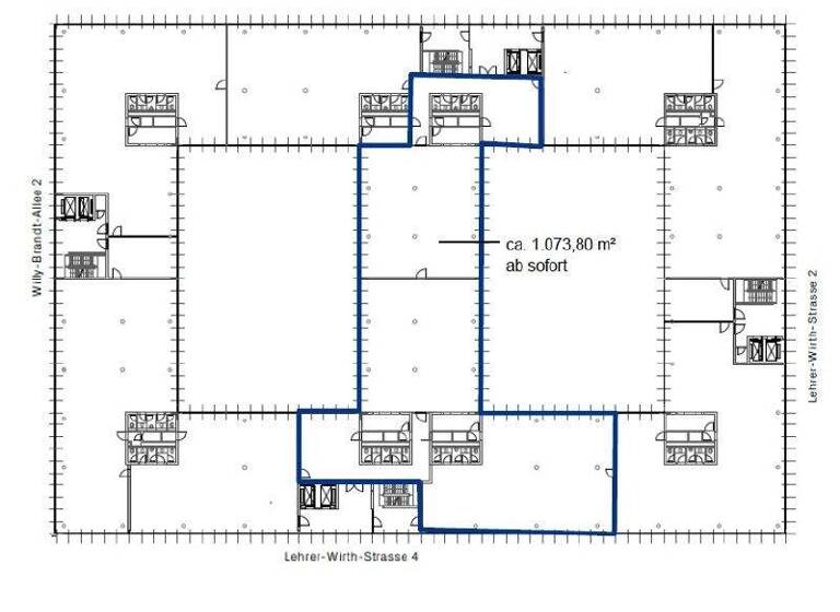 Bürofläche zur Miete provisionsfrei 19,50 € 1.074 m² Bürofläche teilbar ab 269 m² Trudering-Riem München 81825