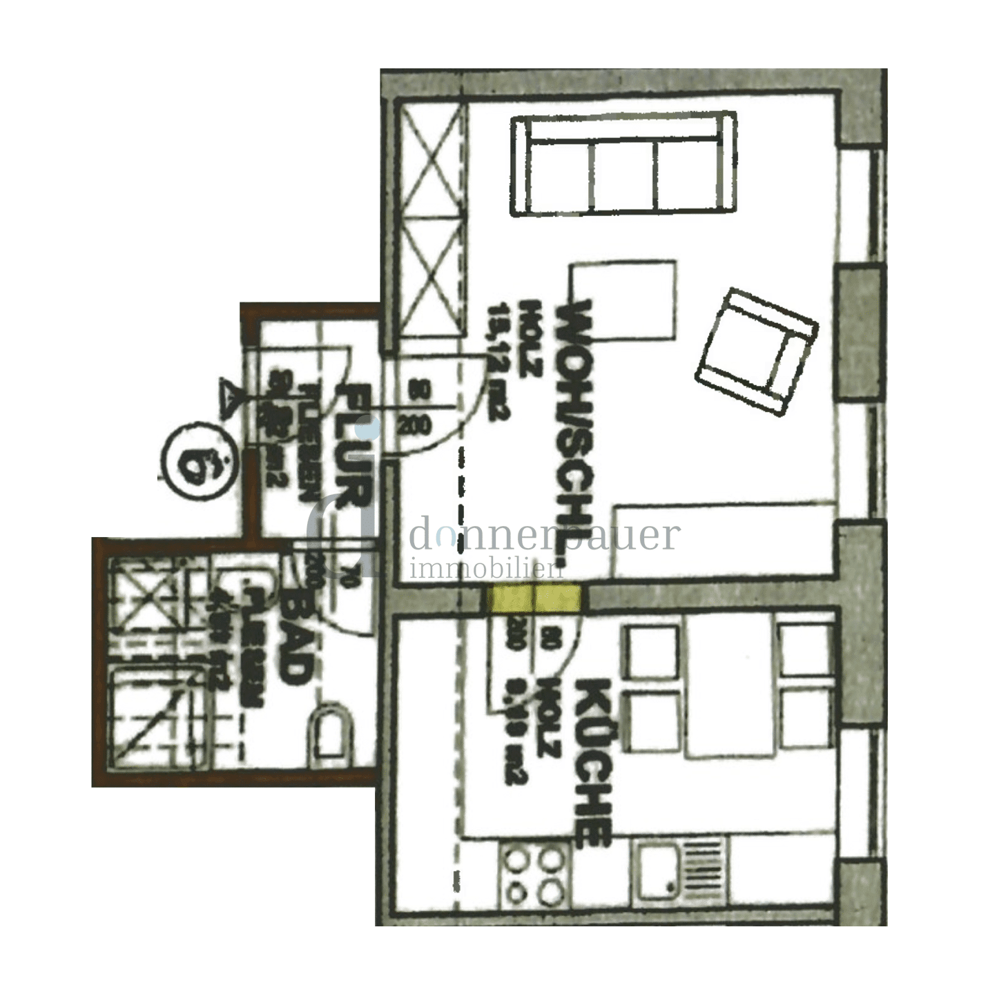 Wohnung zur Miete 442 € 2 Zimmer 31 m²<br/>Wohnfläche 2.<br/>Geschoss Mariapfarr 5571