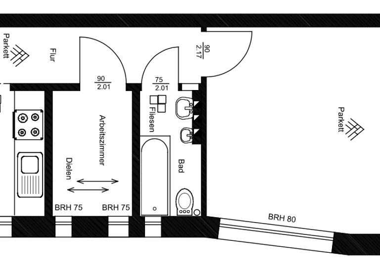 Wohnung zum Kauf 299.000 € 1,5 Zimmer 47,4 m² Geschoss 3/4 frei ab sofort Bleibtreustraße 7 Charlottenburg Berlin 10623