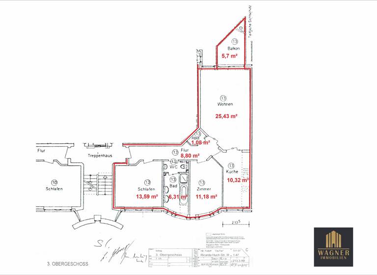 Wohnung zum Kauf 339.000 € 3 Zimmer 81,5 m²<br/>Wohnfläche 3.<br/>Geschoss ab sofort<br/>Verfügbarkeit Weidedamm Bremen 28215