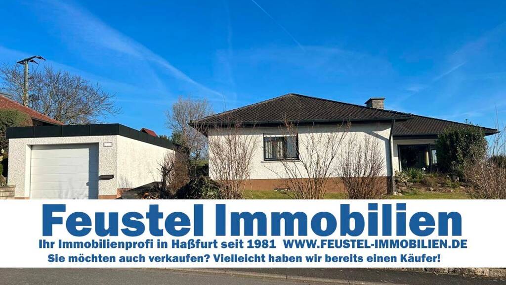 Bungalow zum Kauf 349.000 € 5 Zimmer 155 m² 929 m² Grundstück frei ab sofort Waldsachsen Schonungen 97453