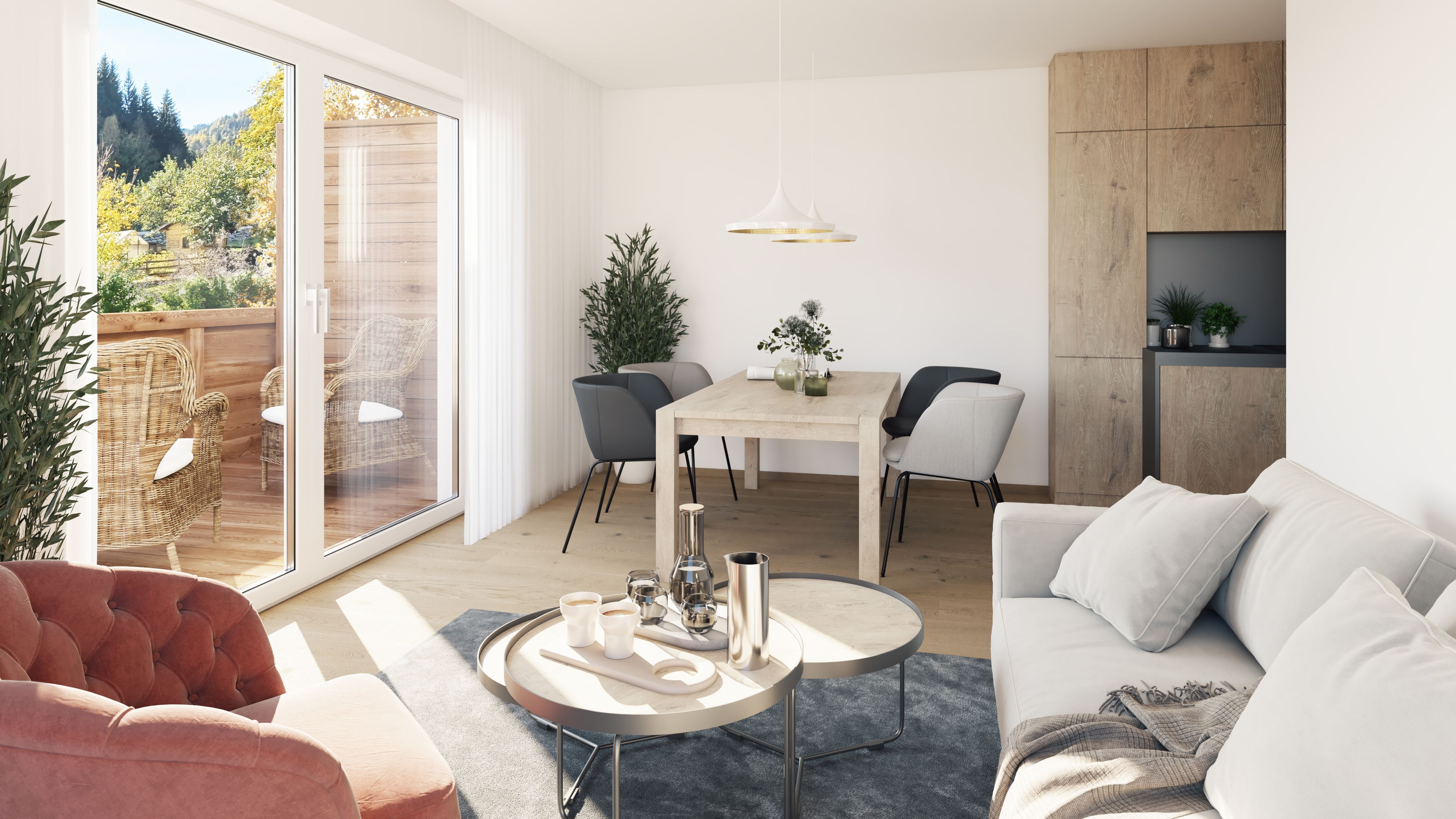 Terrassenwohnung zur Miete 536,36 € 2 Zimmer 42 m²<br/>Wohnfläche 1.<br/>Geschoss ab sofort<br/>Verfügbarkeit Ramingstein 207 Ramingstein 5591