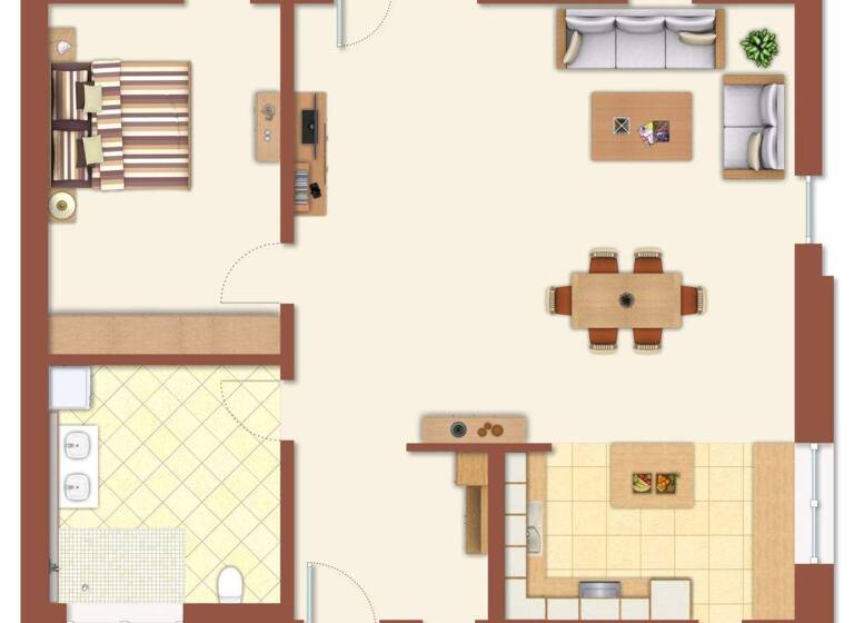 Studio zur Miete - Erstbezug 1.075 € 2 Zimmer 102,2 m² 2. Geschoss frei ab sofort Spalt 91174