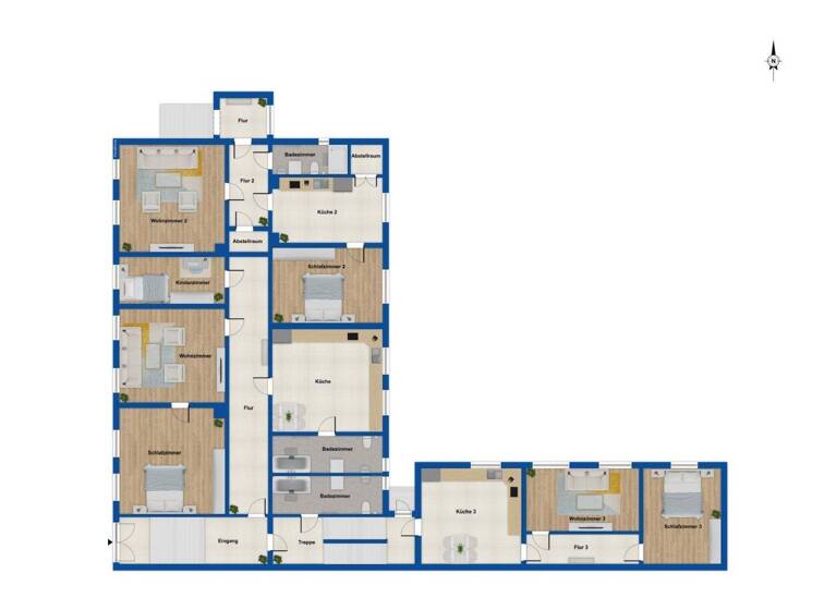 Mehrfamilienhaus zum Kauf 155.000 € 8 Zimmer 233 m² 1.277 m² Grundstück Oranienbaum Oranienbaum-Wörlitz 06785