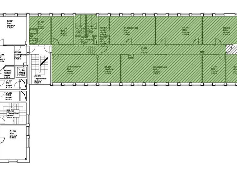 Büro zur Miete 9,50 € 990 m² Bürofläche teilbar ab 230 m² Eichlinghofen Dortmund 44227