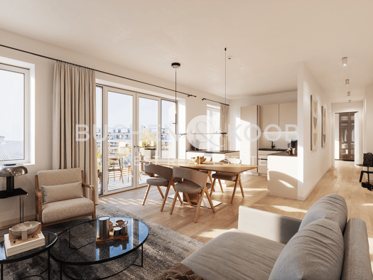 Wohnung zum Kauf - Neubau 950.000 € 3 Zimmer 75,1 m² 5. Geschoss Winterhude Hamburg 22301