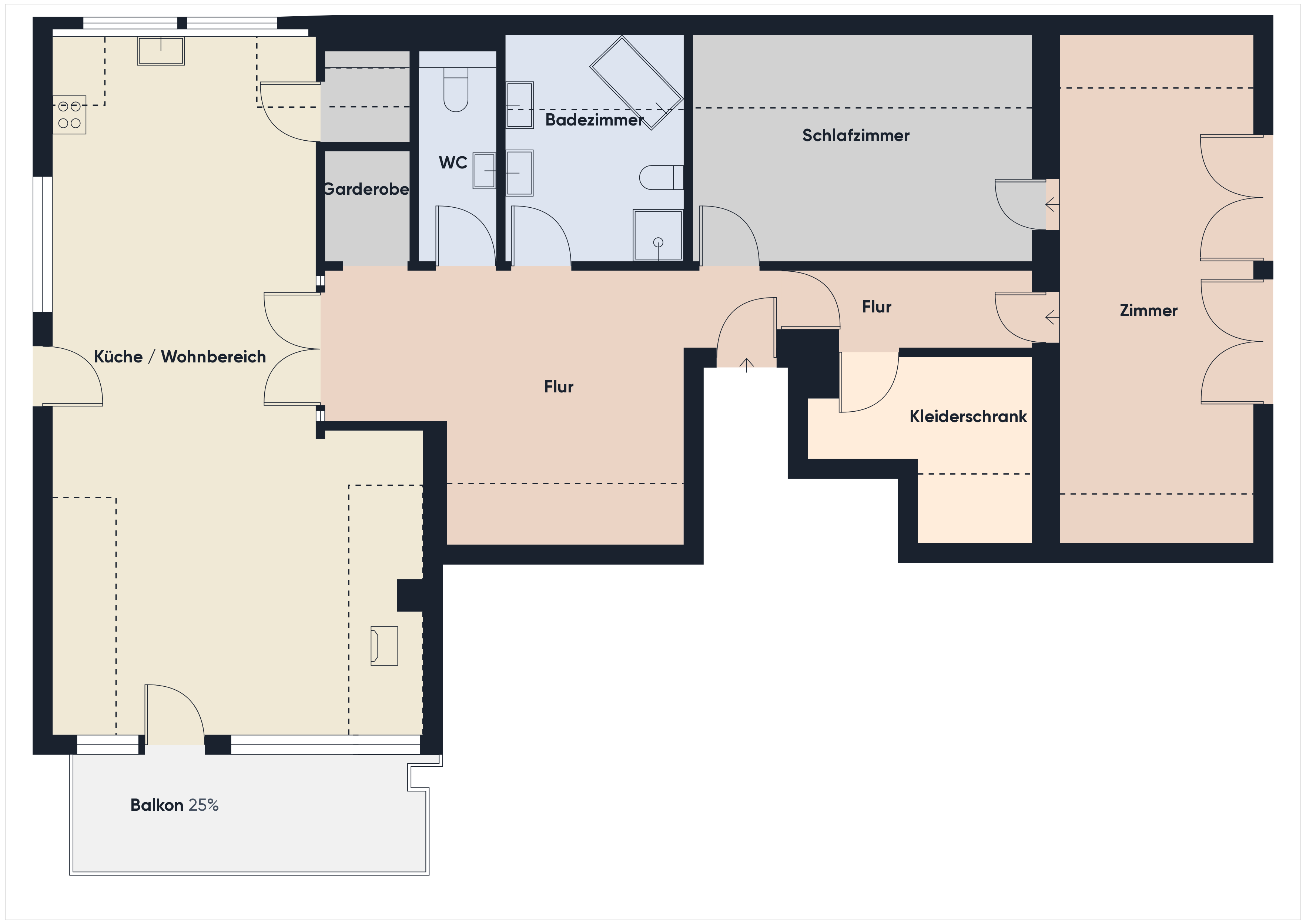 Wohnung zur Miete 950 € 3,5 Zimmer 145 m²<br/>Wohnfläche 2.<br/>Geschoss ab sofort<br/>Verfügbarkeit Büchenberg Eichenzell 36124