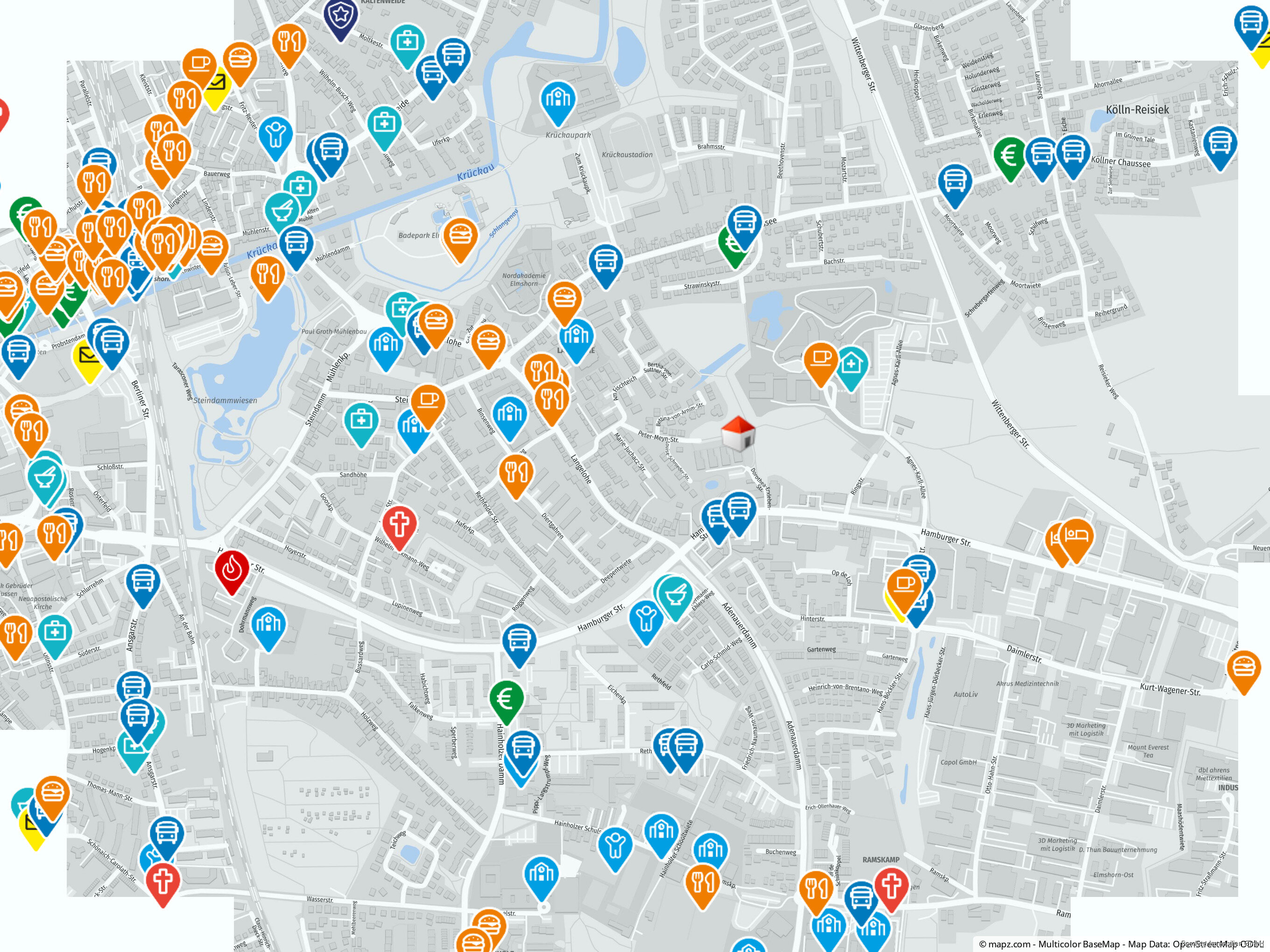 Wohnung zum Kauf provisionsfrei 198.000 € 2,5 Zimmer 65 m²<br/>Wohnfläche Wahlbezirk 10 Elmshorn 25337