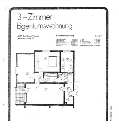 Wohnung zur Miete 700 € 3 Zimmer 82 m² frei ab sofort Berliner Str. Eschborn Eschborn 65760