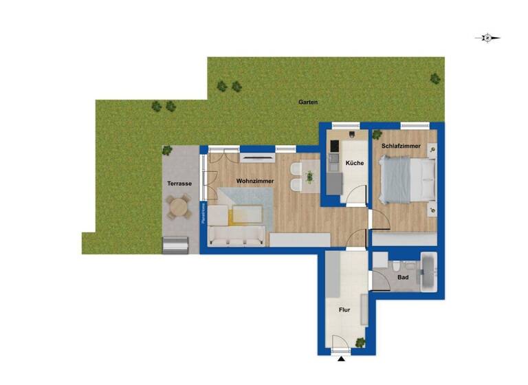 Wohnung zum Kauf 479.000 € 2 Zimmer 60,3 m² EG Sendling-Westpark München 81377