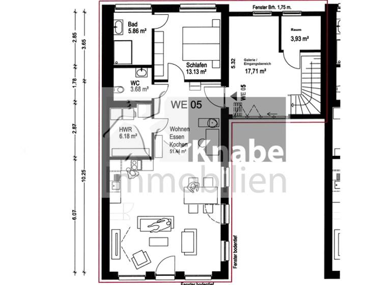 Wohnung zur Miete - Erstbezug 996 € 3 Zimmer 102,7 m² 1. Geschoss Melle-Mitte Melle 49324