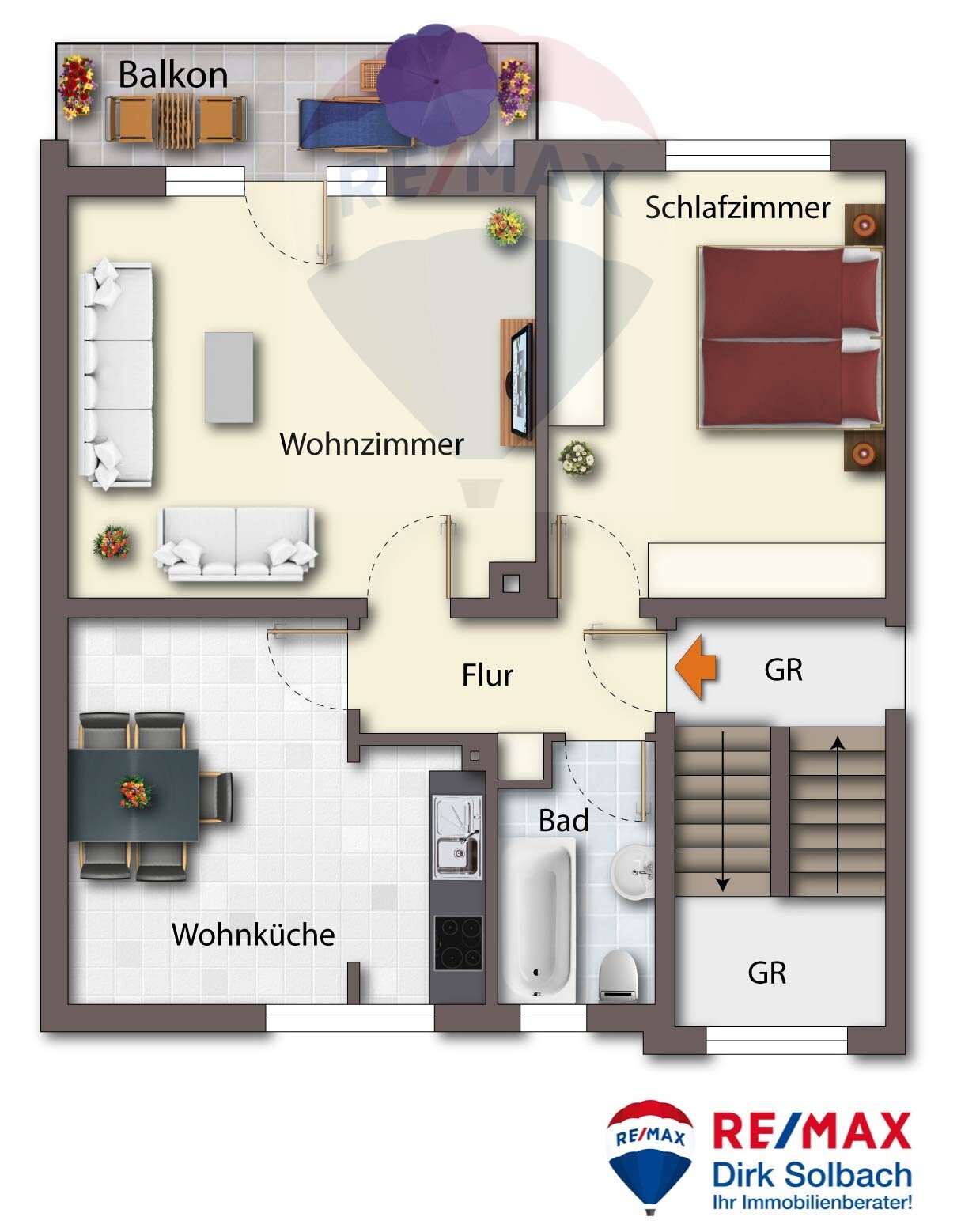 Wohnung zum Kauf 229.000 € 2 Zimmer 60,4 m²<br/>Wohnfläche 01.01.2025<br/>Verfügbarkeit Mozartstr. 7 Nord Radolfzell 78315