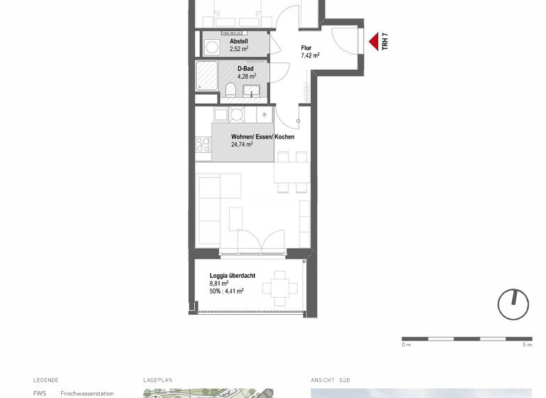 Wohnung zum Kauf provisionsfrei 478.000 € 2 Zimmer 57,5 m²<br/>Wohnfläche 2.<br/>Geschoss Niendorfer Weg 11 Groß Borstel Hamburg 22453