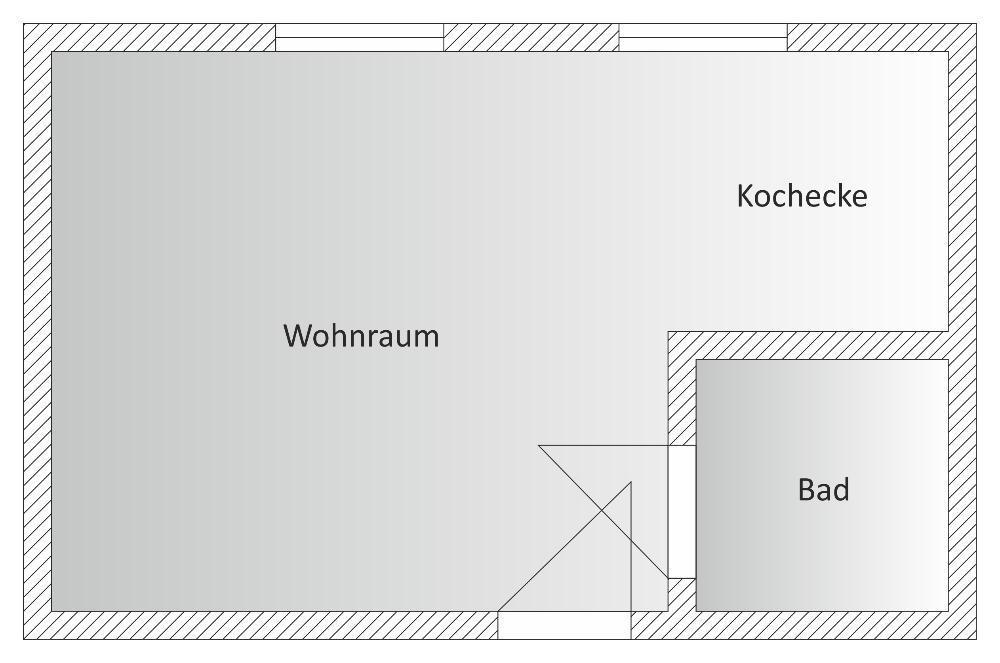 Wohnung zur Miete 150 € 1 Zimmer 24,2 m²<br/>Wohnfläche 01.02.2025<br/>Verfügbarkeit Ilmenau Ilmenau 98693