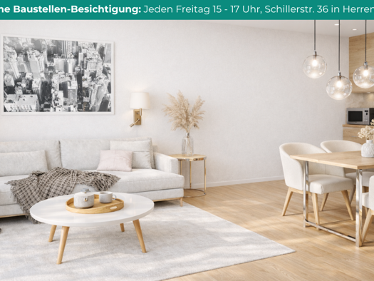 Wohnung zum Kauf - Neubau provisionsfrei 455.000 € 2 Zimmer 58,4 m² 1. Geschoss Schillerstraße 36 Herrenberg 71083